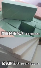 酚醛泡沫和聚氨酯泡沫的對比圖片分析